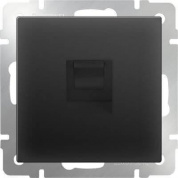 Розетка Werkel Ethernet RJ-45 черный матовый W1181008 4690389156946