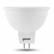 Лампа светодиодная Gauss GU5,3 7W 2700K прозрачная 101505107