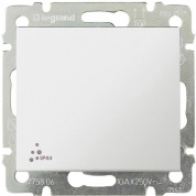 Выключатель одноклавишный Legrand Valena 10A 250V IP44 белая 774201