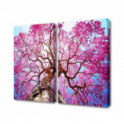 Модульная картина Розовая осень Toplight 100х75см TL-M2050