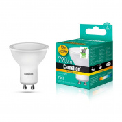 Лампа светодиодная Camelion GU10 10W 3000K LED10-GU10/830/GU10 13682