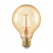 Лампа светодиодная филаментная диммируемая Eglo E27 4W 1700К золотая 11692