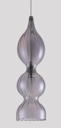 Подвесной светильник Crystal Lux Iris SP1 B Smoke фото 2