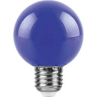 Лампа светодиодная Feron E27 3W синяя LB-37125906
