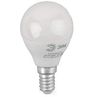 Лампа светодиодная ЭРА E14 8W 4000K матовая LED P45-8W-840-E14 R Б0052440