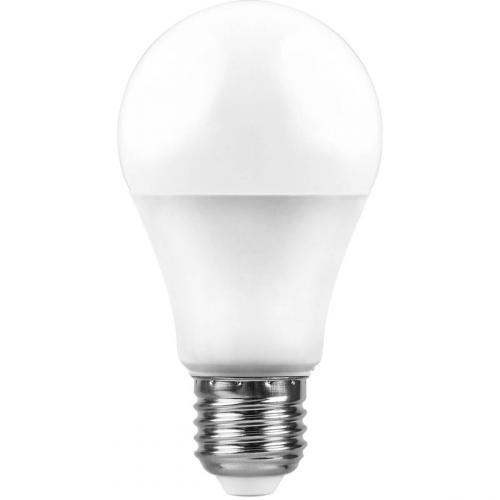Лампа светодиодная Feron E27 12W 4000K Шар Матовая LB-93 25487 фото 2