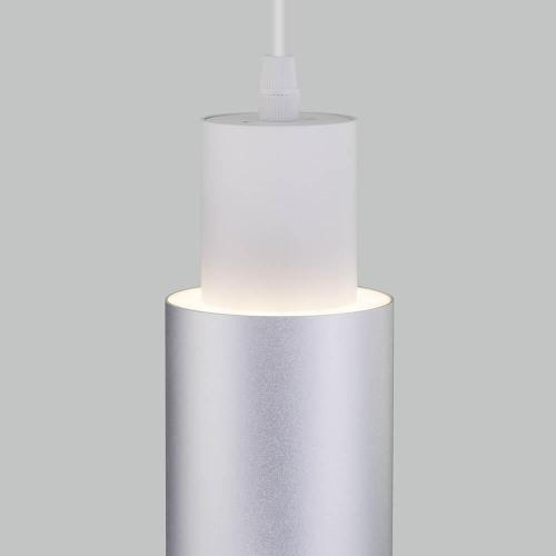 Подвесной светодиодный светильник Eurosvet Bento 50204/1 белый/матовое серебро фото 4