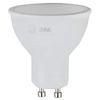 Лампа светодиодная ЭРА GU10 8W 2700K матовая LED MR16-8W-827-GU10 Б0036728