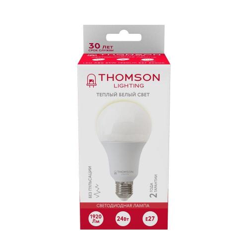 Лампа светодиодная Thomson E27 24W 3000K груша матовая TH-B2351 фото 3