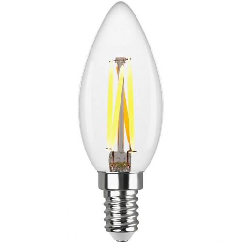 Лампа светодиодная филаментная REV С37 E14 5W 2700K DECO Premium теплый свет свеча 32359 4 фото 2