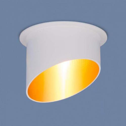 Встраиваемый светильник Elektrostandard 7005 MR16 WH/GD белый/золото a040981