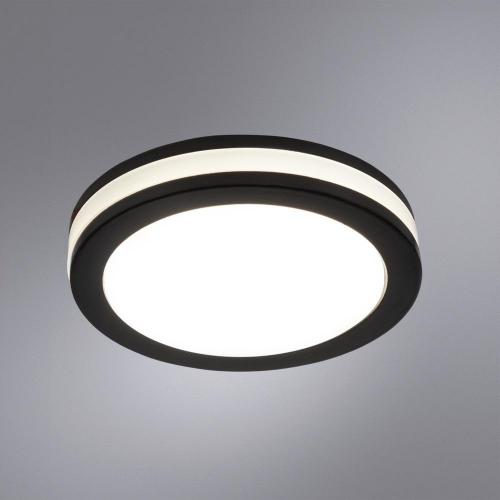 Встраиваемый светодиодный светильник Arte Lamp Tabit A8430PL-1BK фото 4