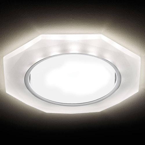 Встраиваемый светильник Ambrella light GX53 LED G216 CH/WH фото 2