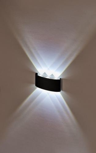 Настенный светодиодный светильник IMEX Cross IL.0014.0001-6 BK фото 2