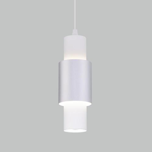Подвесной светодиодный светильник Eurosvet Bento 50204/1 белый/матовое серебро фото 3