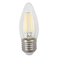 Лампа светодиодная филаментная ЭРА E27 11W 4000K прозрачная F-LED B35-11w-840-E27 Б0046988