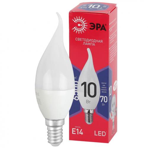 Лампа светодиодная ЭРА E14 10W 6500K матовая BXS-10W-865-E14 R Б0045343 фото 2
