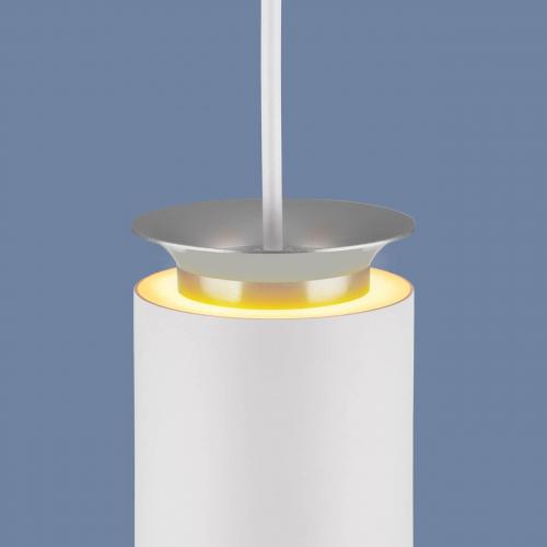 Подвесной светодиодный светильник Elektrostandard DLS021 9+4W 4200К белый матовый/серебро a045502 фото 4