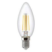 Лампа светодиодная филаментная Thomson E14 9W 4500K свеча прозрачная TH-B2070
