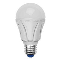 Лампа светодиодная Uniel E27 8W 4000K матовая LED-A60 8W/NW/E27/FR PLP01WH UL-00001523