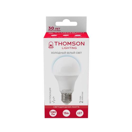Лампа светодиодная Thomson E27 15W 6500K груша матовая TH-B2305 фото 3