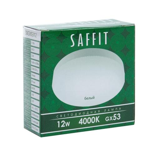 Лампа светодиодная Saffit GX53 12W 4000K белая SBGX5312 55189 фото 2