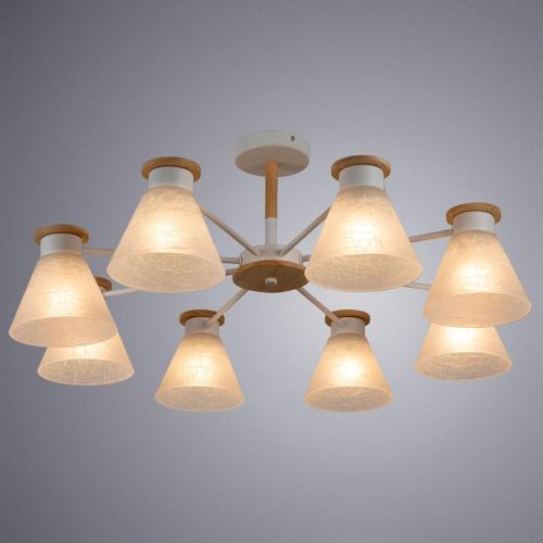 Потолочная люстра Arte Lamp Tyler A1031PL-8WH фото 4