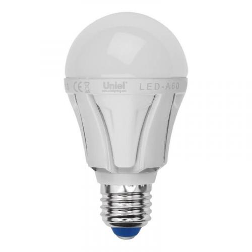 Набор светодиодных ламп Uniel E27 10W 3000K матовая LED-A60 10W/WW/E27/FR PLP01WH UL-00008087 фото 2