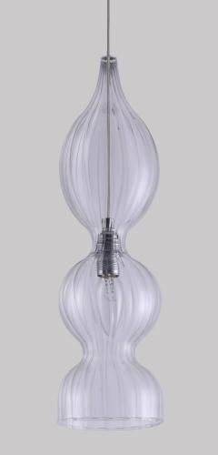 Подвесной светильник Crystal Lux Iris SP1 B Transparent фото 2