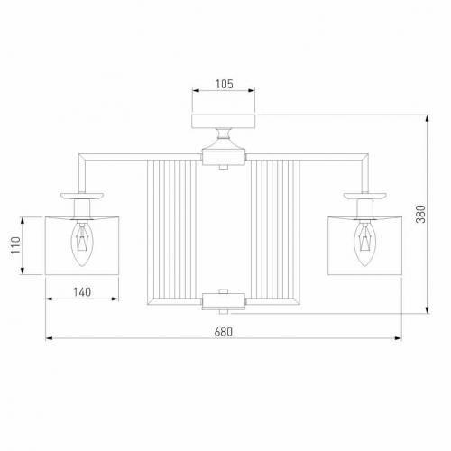 Потолочная люстра Eurosvet Fargo 60123/5 хром Smart фото 2