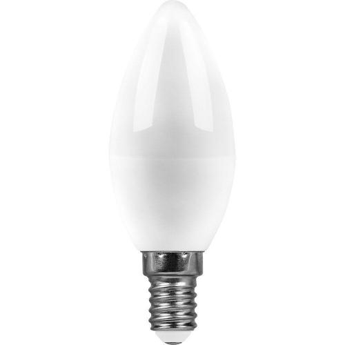 Лампа светодиодная Saffit E14 7W 6400K матовая SBC3707 55169 фото 2