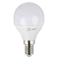 Лампа светодиодная ЭРА E14 7W 2700K матовая LED P45-7W-827-E14 Б0020548