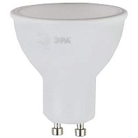 Лампа светодиодная ЭРА GU10 6W 2700K матовая LED MR16-6W-827-GU10 Б0020543