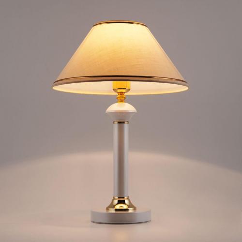 Настольная лампа Eurosvet 60019/1 глянцевый белый фото 4