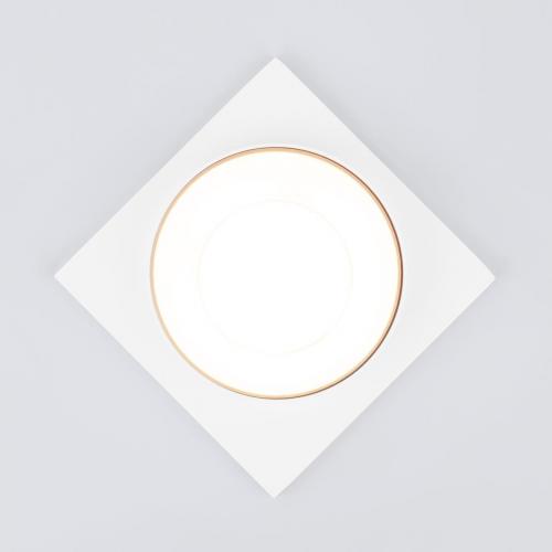 Встраиваемый светильник Elektrostandard 116 MR16 золото/белый a053346 фото 5