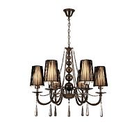 Подвесная люстра Lumina Deco Fabione LDP 1200-6 BK