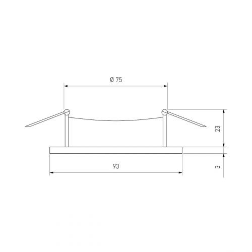 Встраиваемый светильник Elektrostandard 1091/1 MR16 белый a047721 фото 4