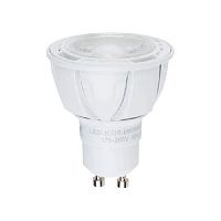 Лампа светодиодная диммируемая Uniel GU10 6W 4000K матовая LED-JCDR 6W/NW/GU10/FR/DIM PLP01WH UL-00003988