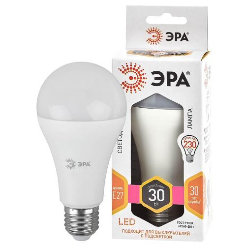 Лампа светодиодная ЭРА E27 30W 2700K матовая LED A65-30W-827-E27 Б0048015 фото 2