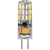 Лампа светодиодная Feron G4 2W 2700K прозрачная LB-420 25858