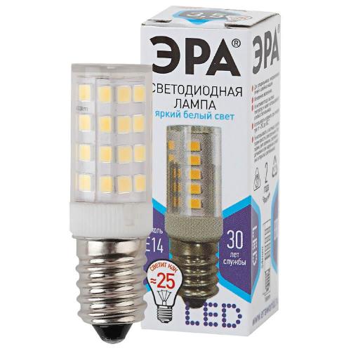 Лампа светодиодная ЭРА E14 3,5W 4000K прозрачная LED T25-3,5W-CORN-840-E14 Б0028745 фото 3