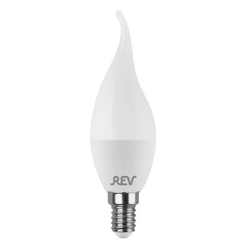 Лампа светодиодная REV FC37 Е14 9W 4000K нейтральный белый свет свеча на ветру 32515 4 фото 2