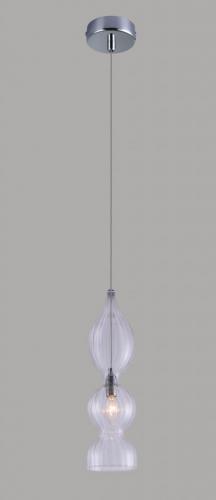 Подвесной светильник Crystal Lux Iris SP1 B Transparent фото 3