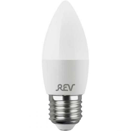 Лампа светодиодная REV C37 E27 7W нейтральный белый свет свеча 32348 8 фото 2