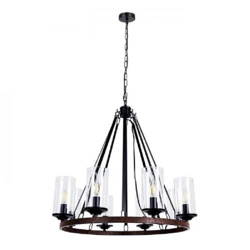 Подвесная люстра Arte Lamp Dalim A7014SP-8BK