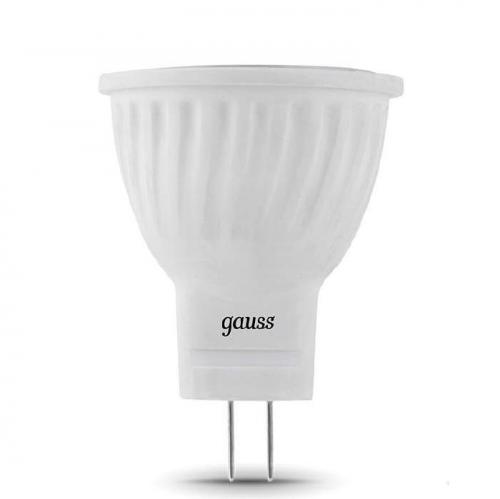 Лампа светодиодная Gauss GU4 3W 6500K матовая 132517303