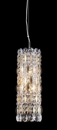 Подвесной светильник Crystal Lux Lirica SP3 Chrome/Gold-Transparent фото 2