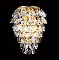 Настенный светильник Crystal Lux Charme AP3 Gold/Transparent