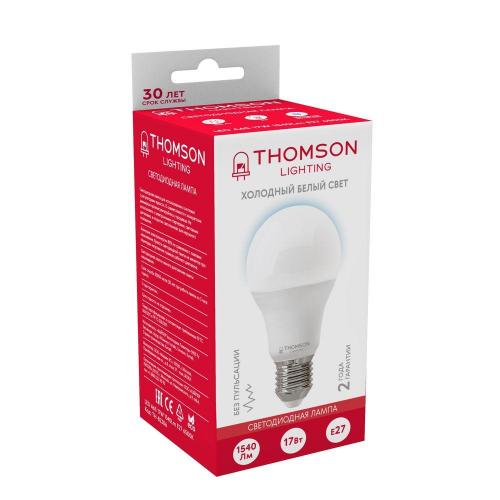 Лампа светодиодная Thomson E27 17W 6500K груша матовая TH-B2306 фото 2