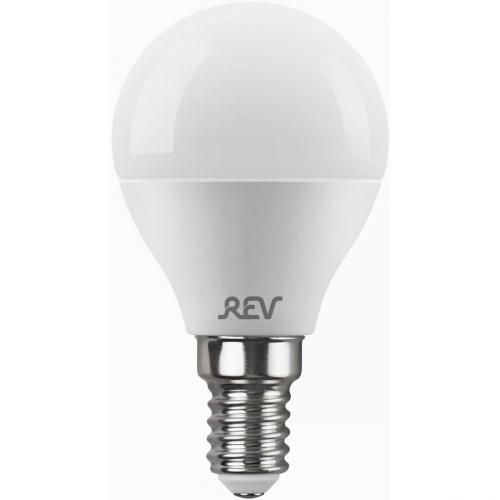 Лампа светодиодная REV G45 Е14 7W 6500K холодный белый свет шар 32503 1 фото 2
